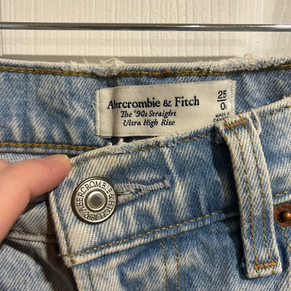 Abercrombie and fitch 90s straight ultra high rise jeans